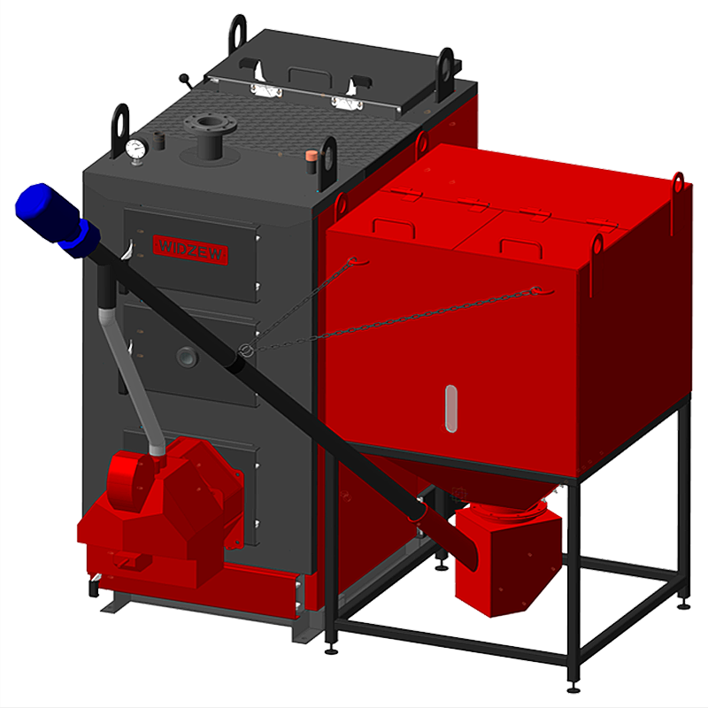 Industrial boiler KP 150 kW with automatic fuel feed