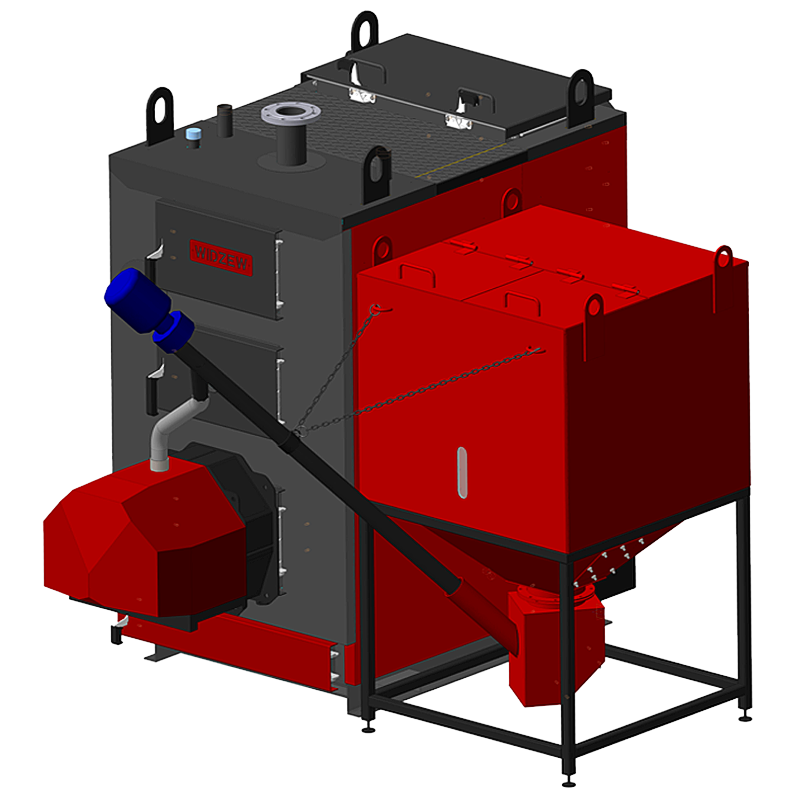 Industrial boiler KP 200 kW with automatic fuel feed