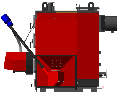 Industrial boiler KP 200 kW with automatic fuel feed