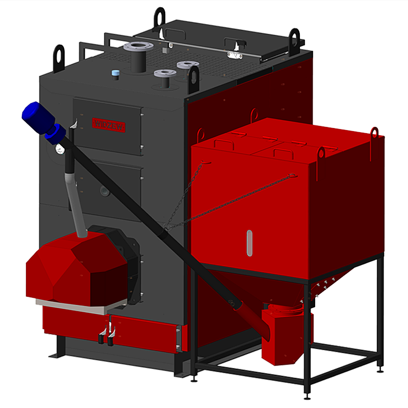 Industrial boiler KP 250 kW with automatic fuel feed