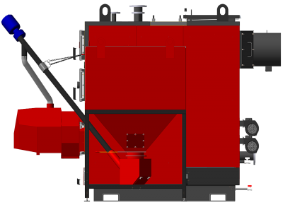Industrial boiler KP 300 kW with automatic fuel feed