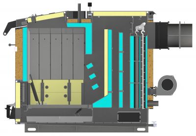 Solid fuel boiler KD-Profi 40-50 kW