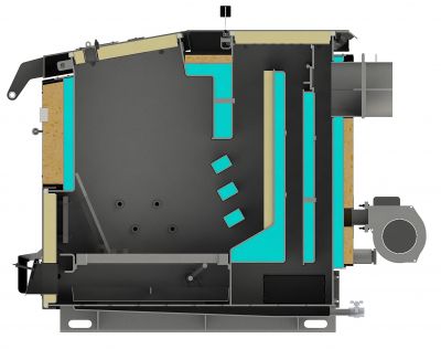 Solid fuel boilers of the "KD 25-30" series
