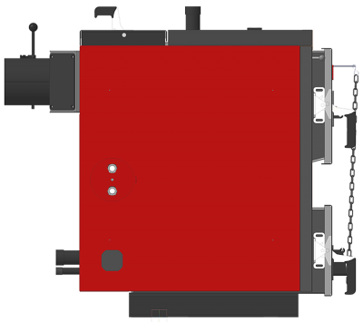 Bottom combustion solid fuel boiler KV-Profi series 12-16 kW