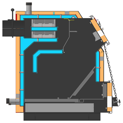 Твердопаливний котел 20-25 кВт КВ